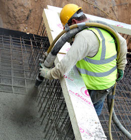 The Sprayed Concreting process - our team in action on a recent project
